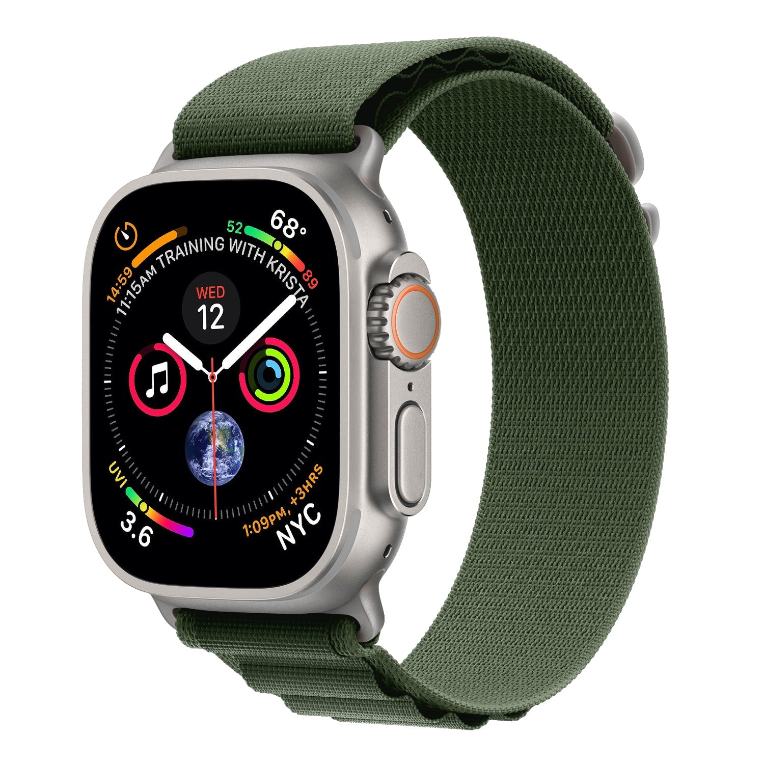 Spacething Adventure Loop Apple Watch Band – Green