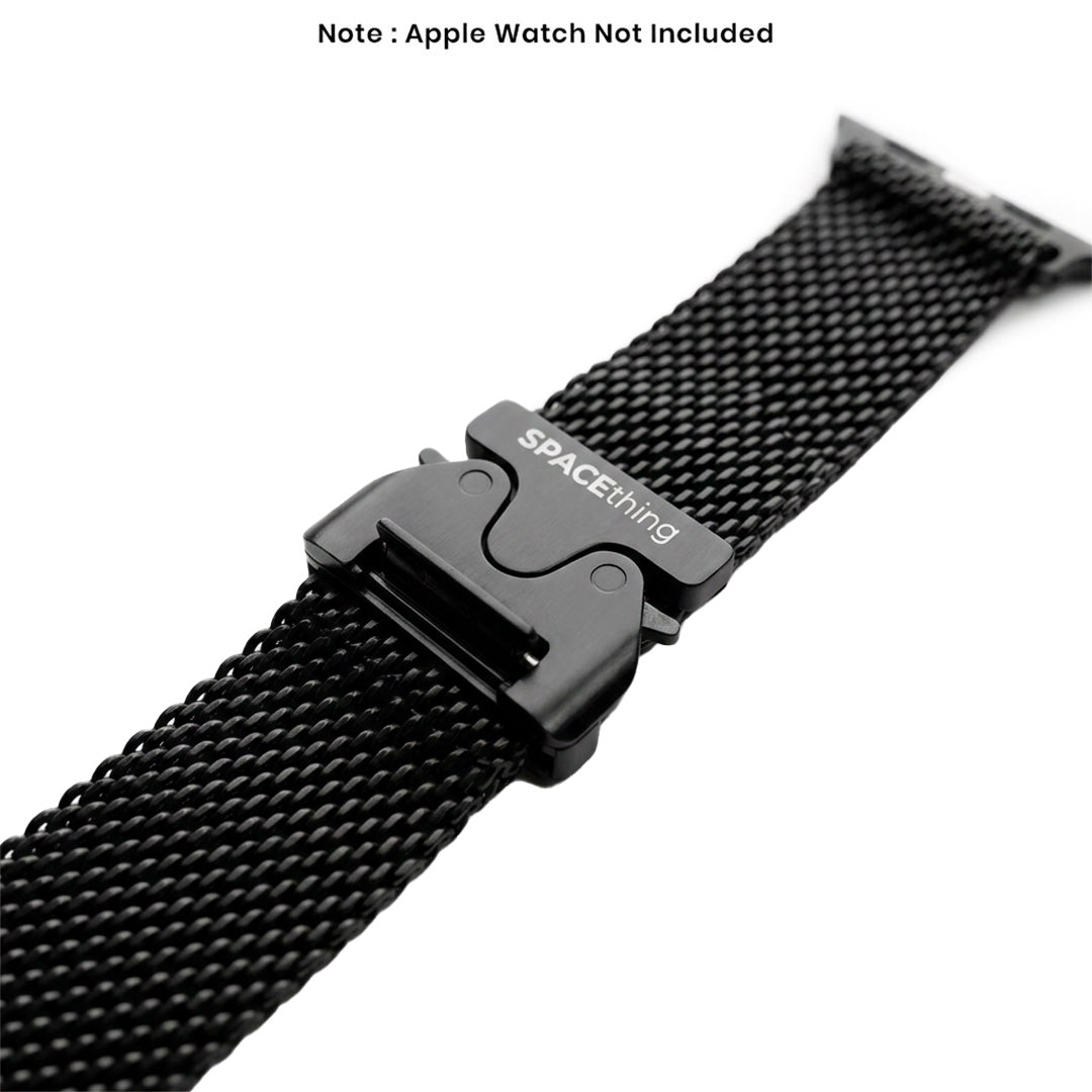 Spacething Milanese Loop Watch Strap - 49/46/45mm - Black
