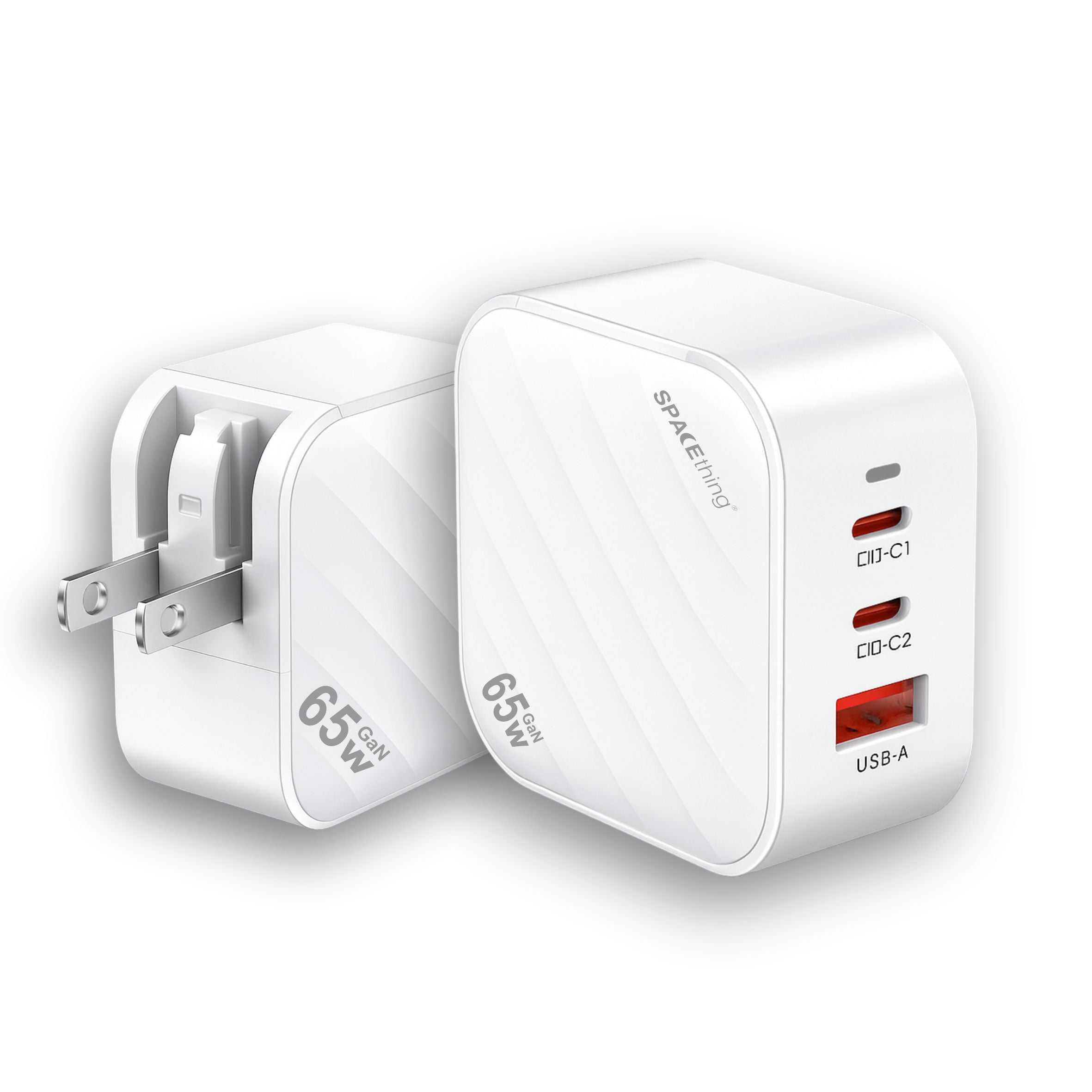 Spacething 65W Explorer Pro World Travel Adapter Colour  - White