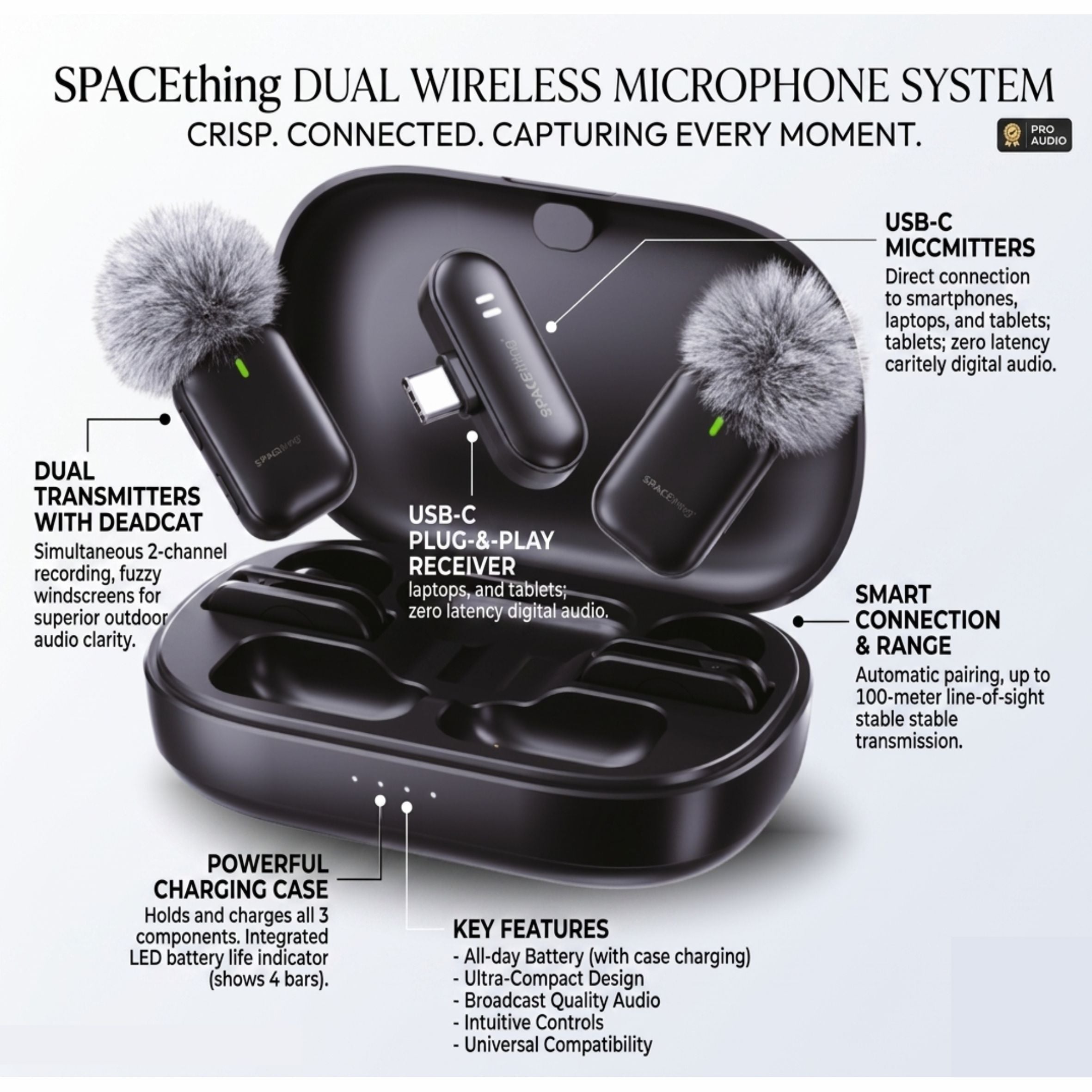 Spacething Space Mic Wireless Microphone | STWM-109