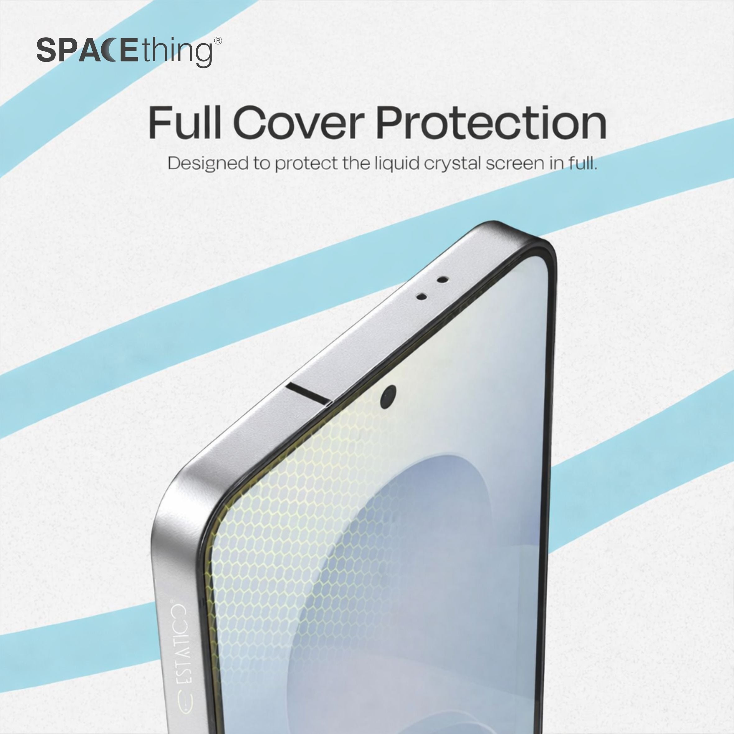 Spacething Samsung Galaxy S24 Supreme Full Glass Screen Protector