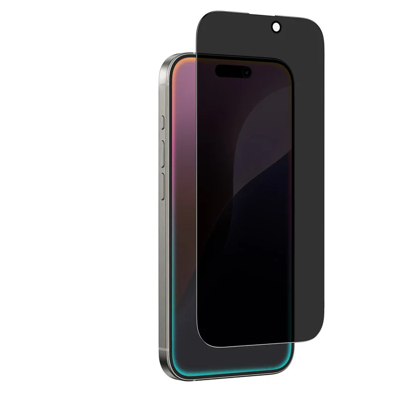 Spacething iPhone 14/15/16 Series 2 Way Privacy Tempered Glass - Black
