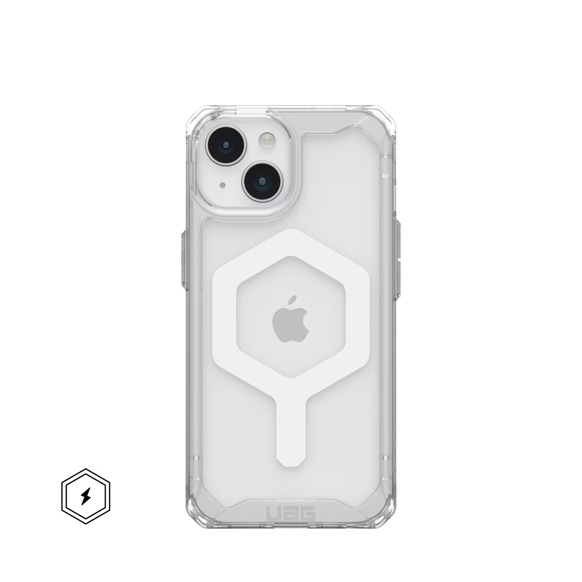 UAG Plyo iPhone 15 Case Ice/White