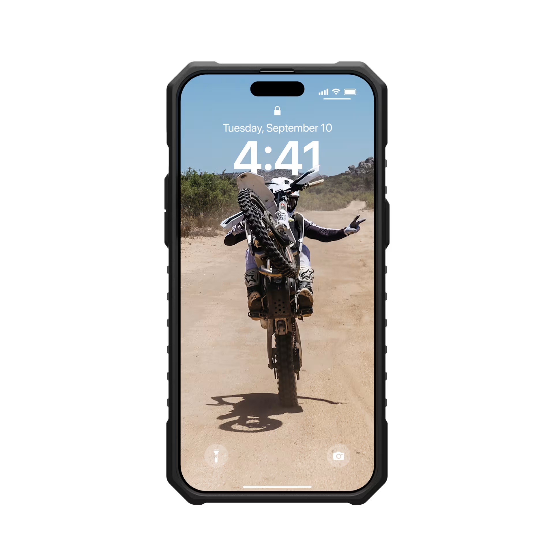 UAG Pathfinder iPhone 15 Pro Max Case Geo Camo