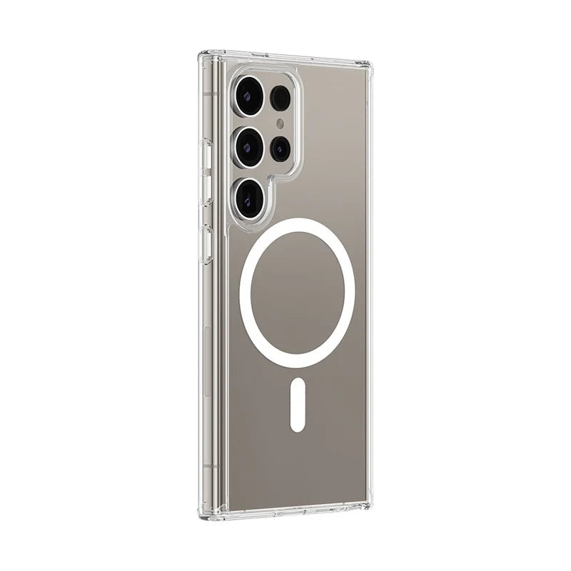 Amazingthing Samsung S24Ultra Minimal Mag Magnetic Clear Case