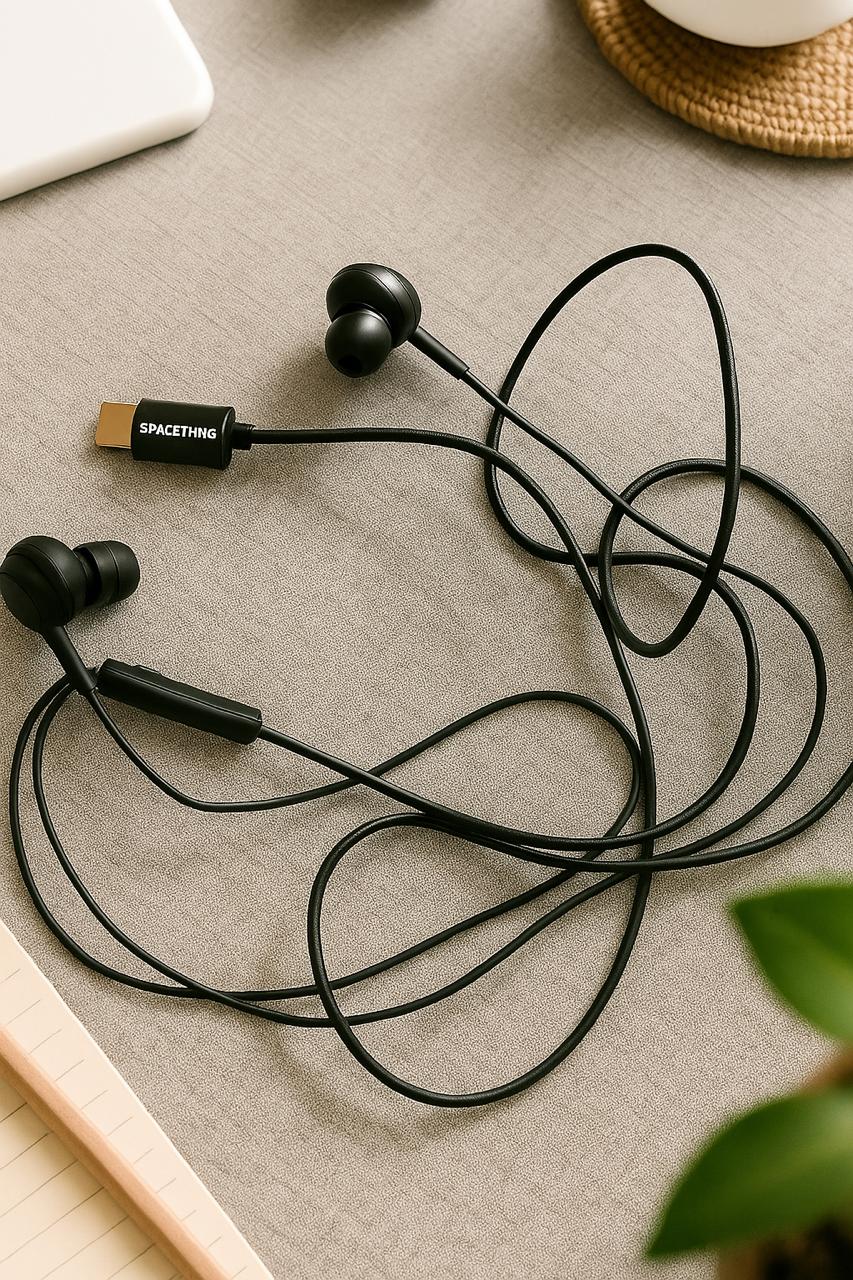 Spacething Wired Stereo Music Earphone (USB-C)