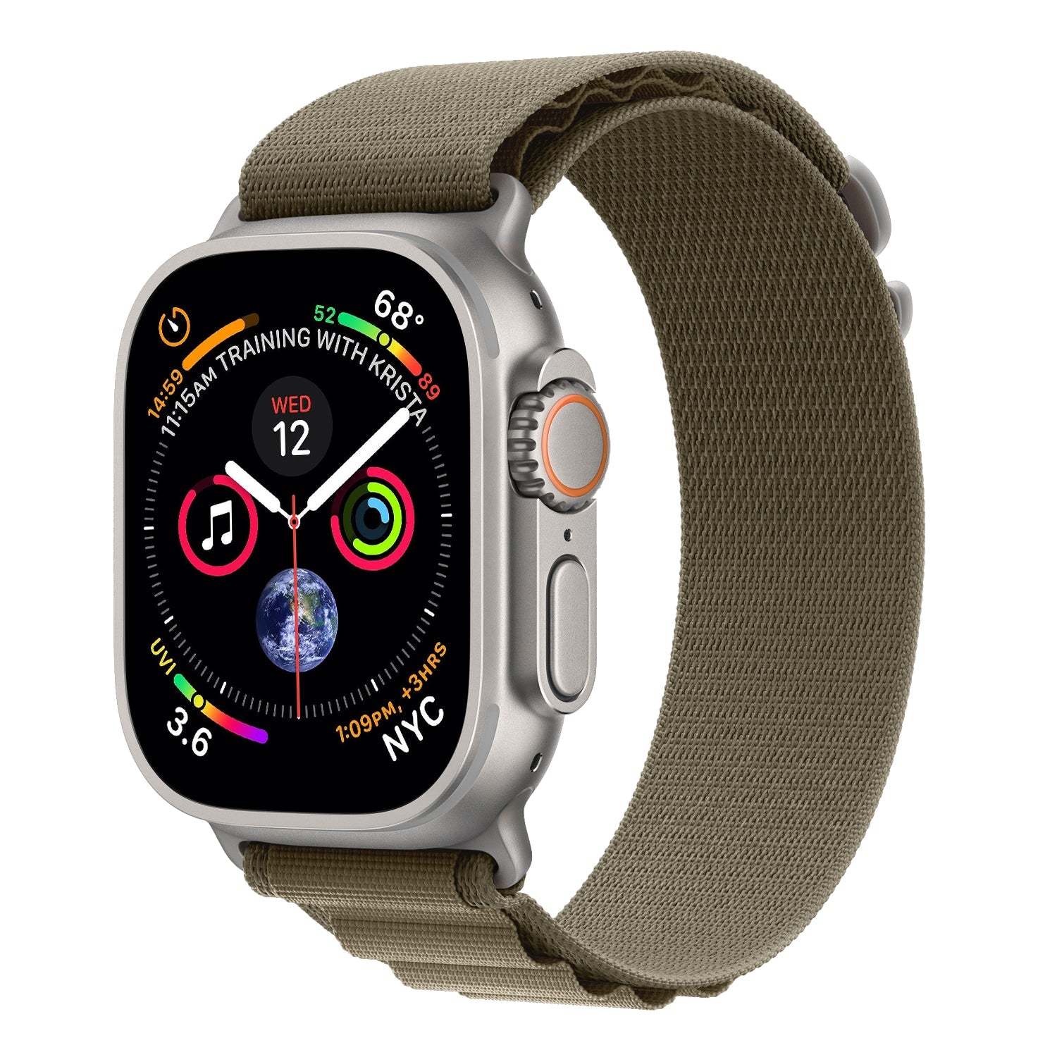 Spacething Adventure Loop Apple Watch Band – Olive