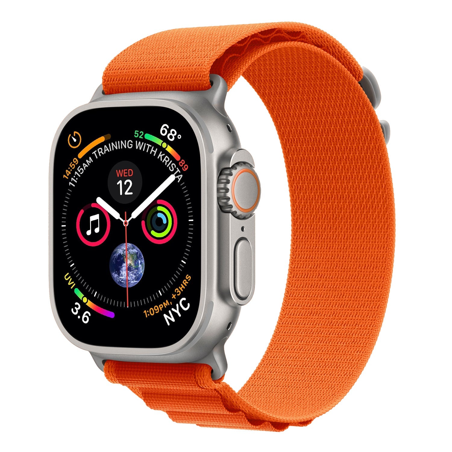 Spacething Adventure Loop Apple Watch Band – Orange