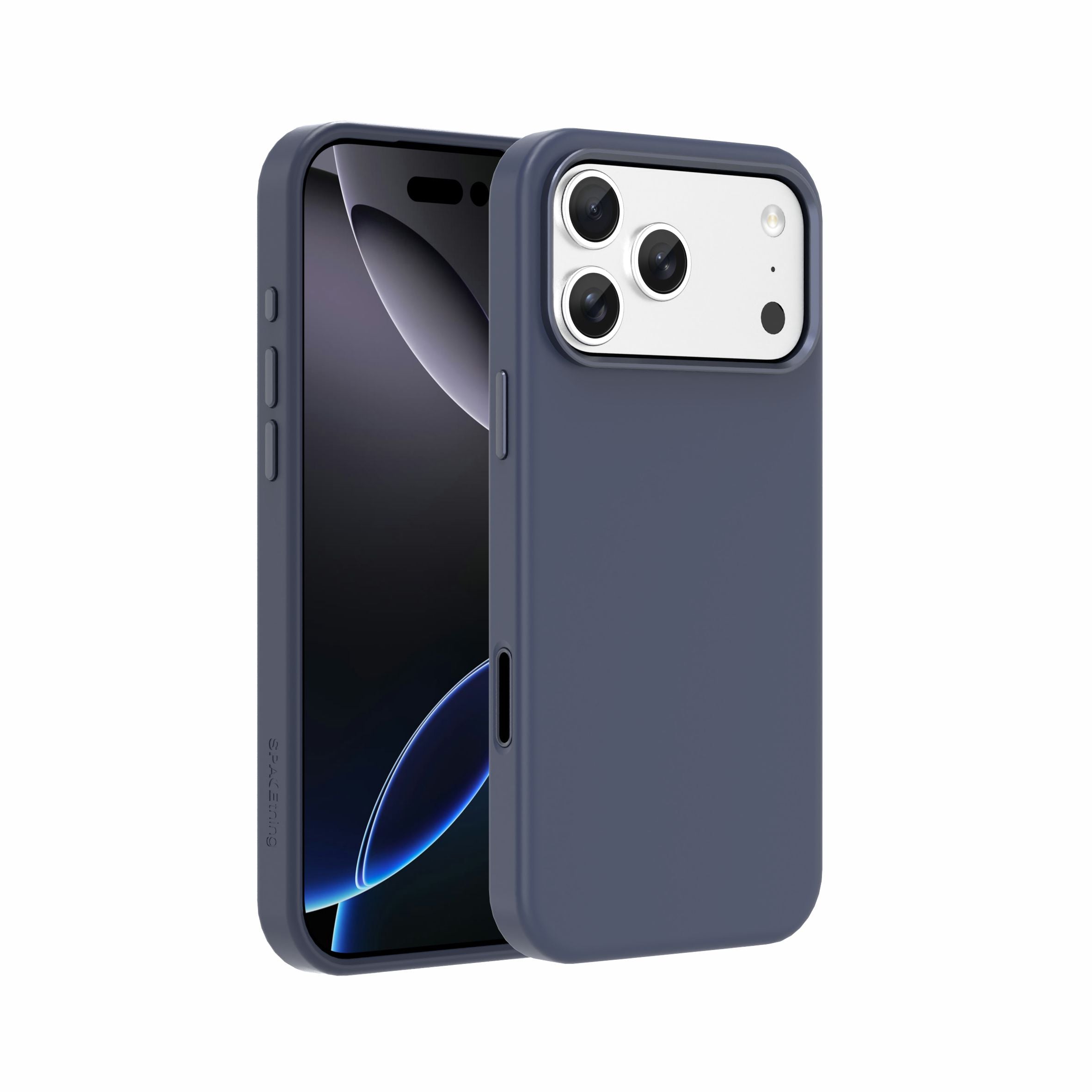 Spacething Smoothie Silicone Case for iPhone 17 Pro Max - Blue