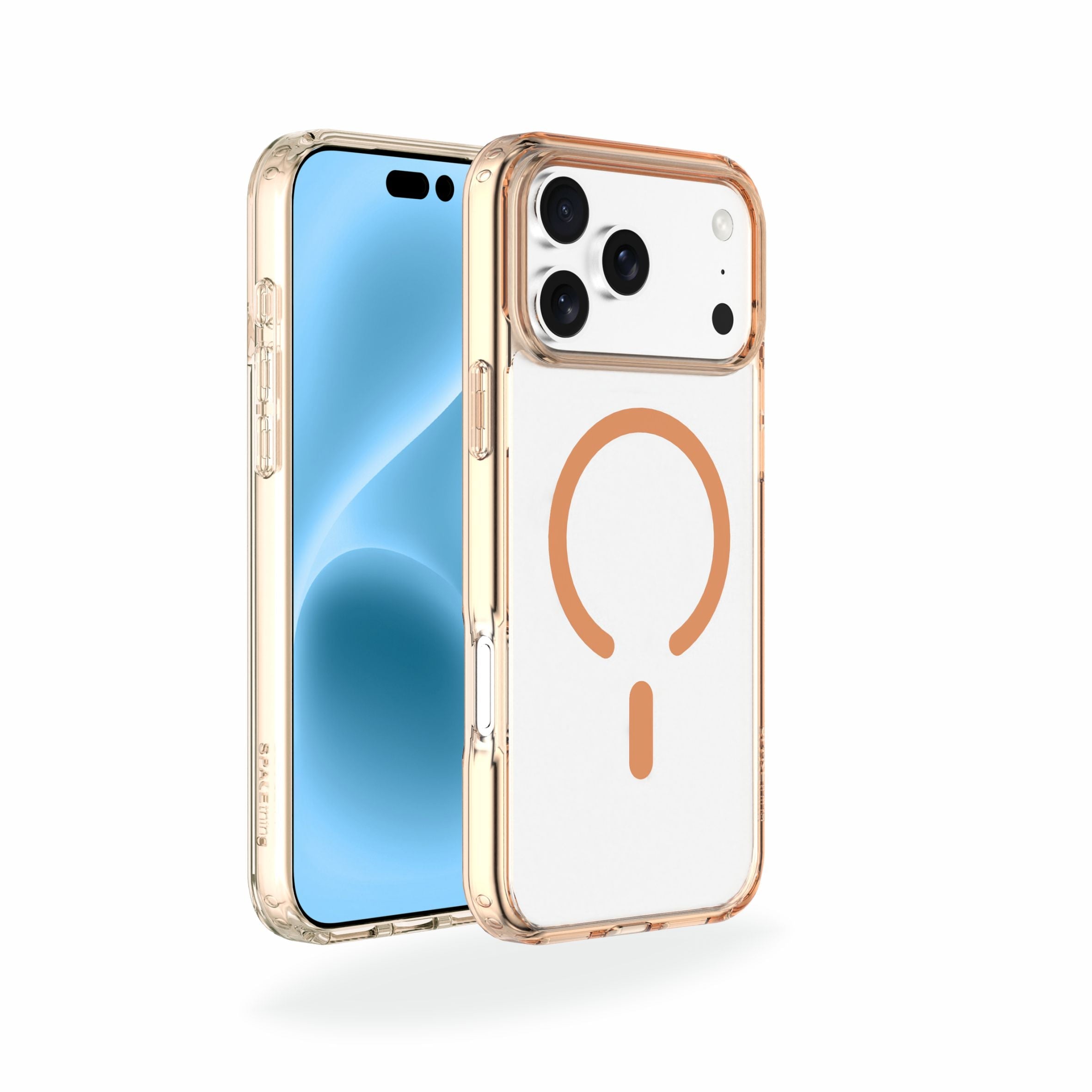 Spacething Minimal MagSafe Case | iPhone 17 Pro - Orange