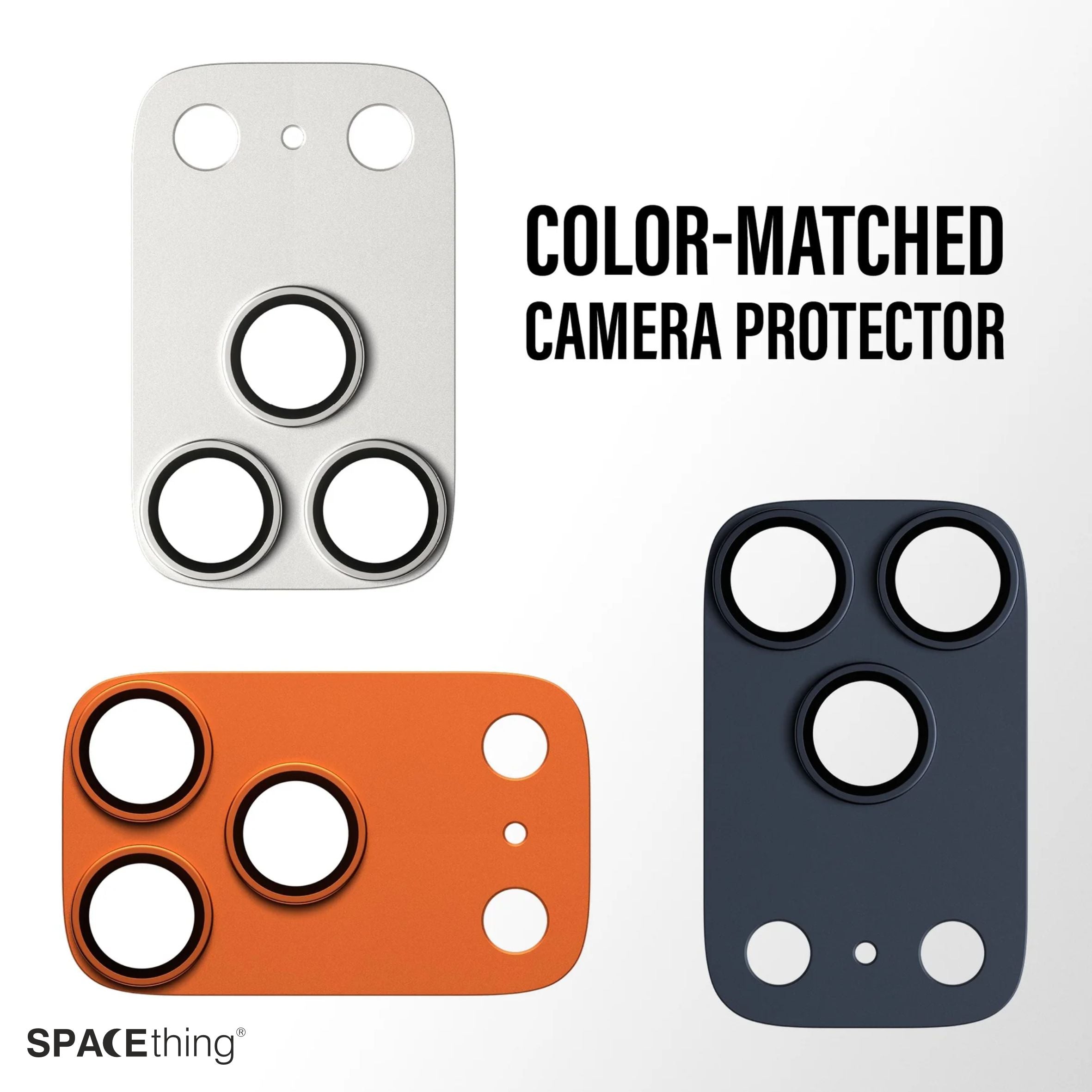 Spacething Titan Metal Scratch Resistant Guard iPhone 17 Pro - Silver