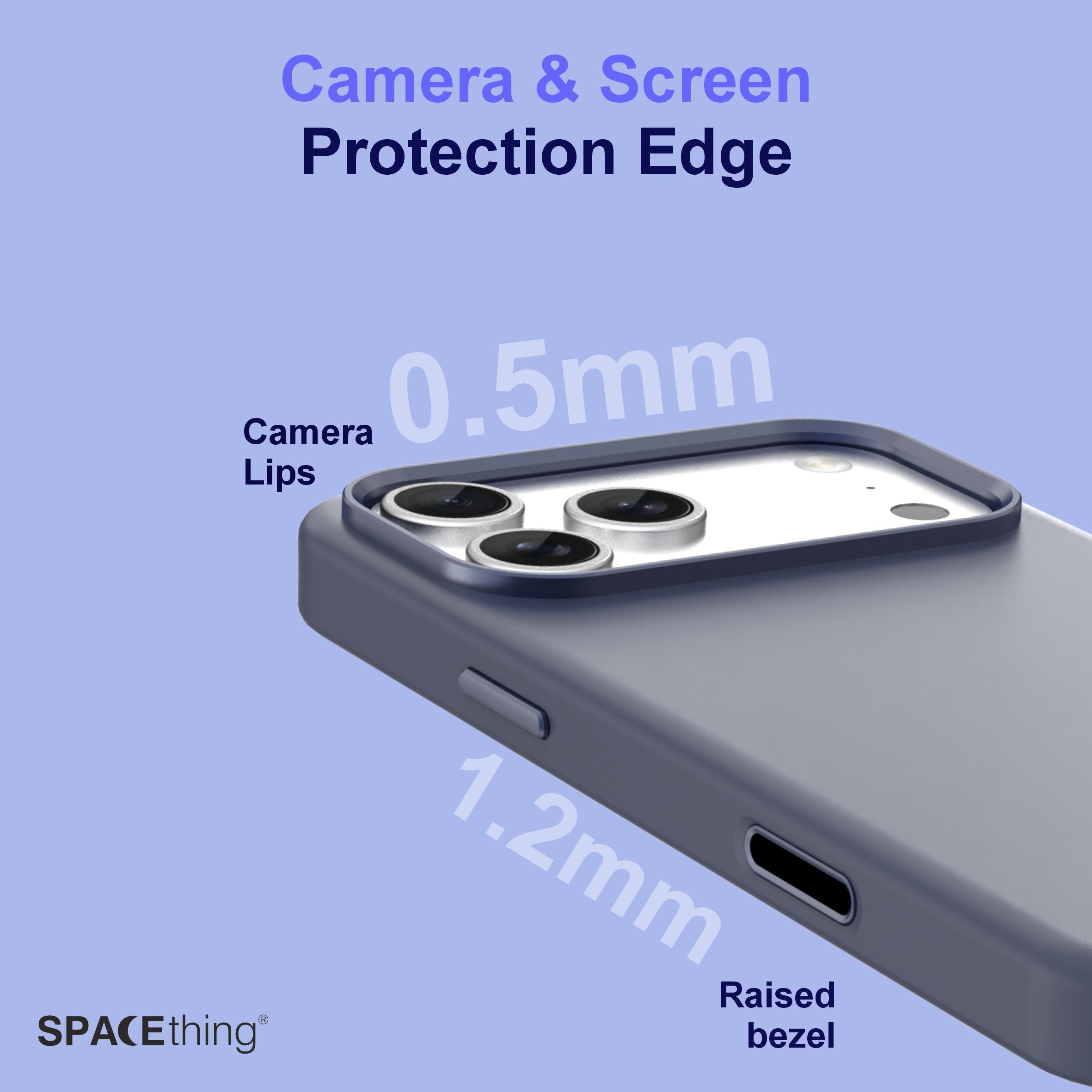 Spacething iPhone 17 Pro Smoothie MagSafe Case – Blue