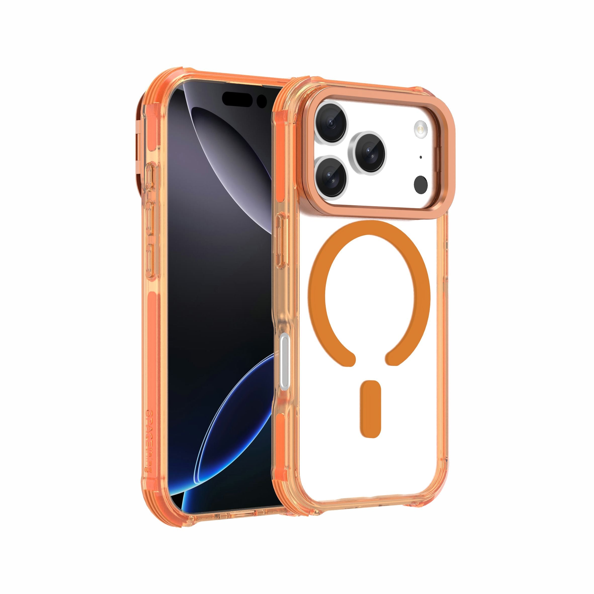 Spacething Helix Stand Case for iPhone 17 Pro Max - Blue