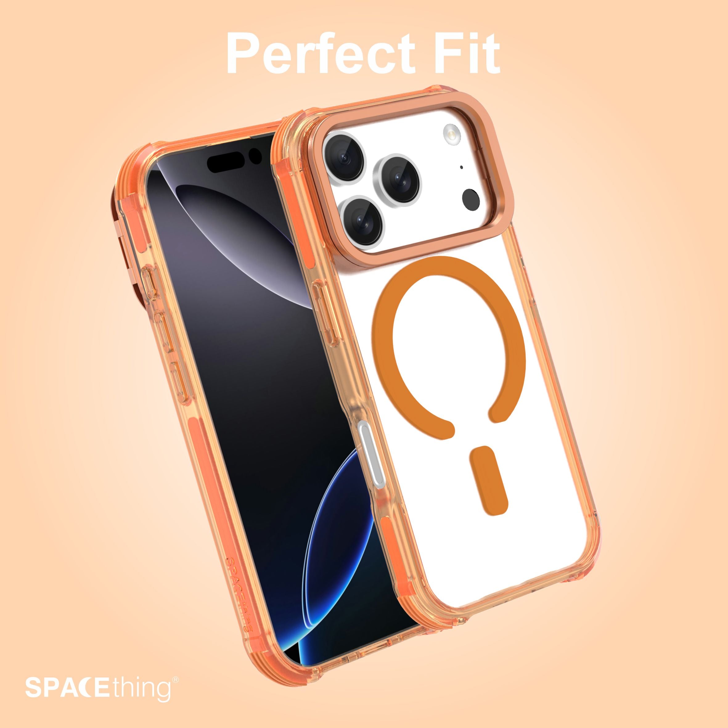 Spacething Helix Stand Case for iPhone 17 Pro Max - Blue